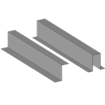 Profils métalliques pour structure portante